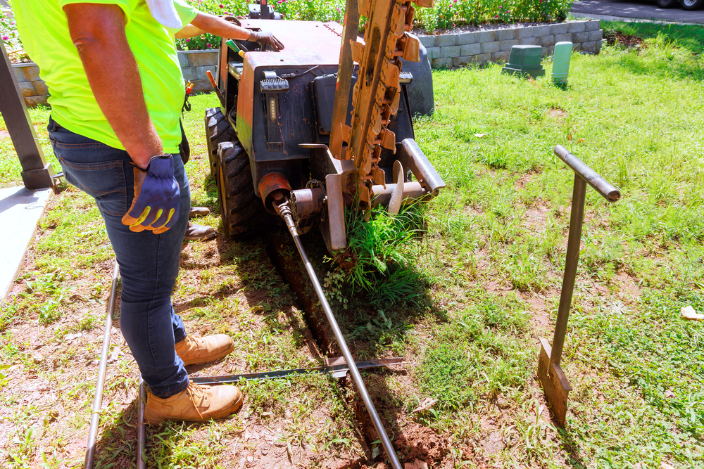 we do water line installation without digging.